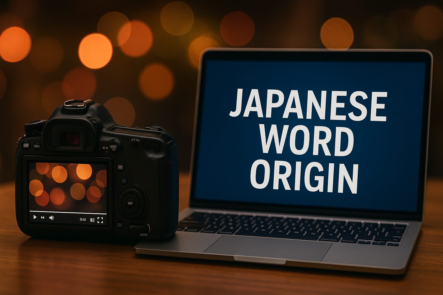 Video bokeh japanese word origin full